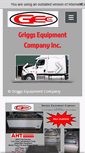 Mobile Screenshot of griggsequipmentco.com