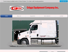 Tablet Screenshot of griggsequipmentco.com